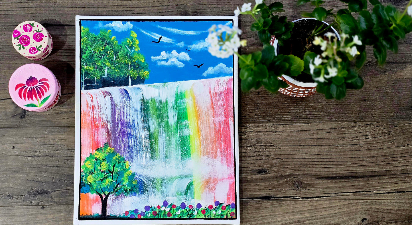 "Prism of the Falls"(Rainbow waterfall)