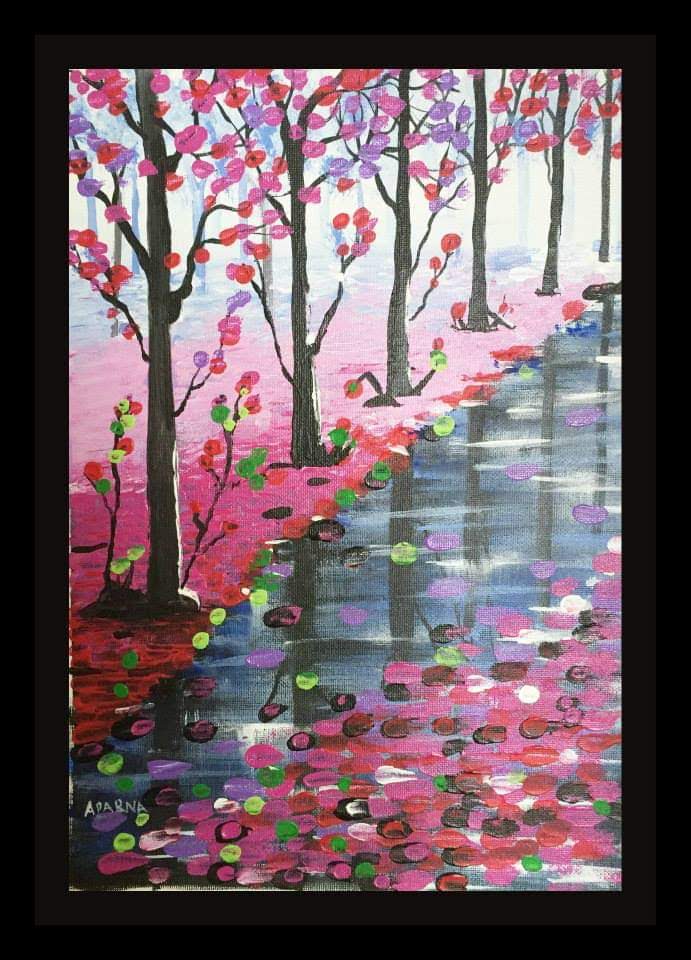 "Whispers of the Blush Woods"(Pink Forest)