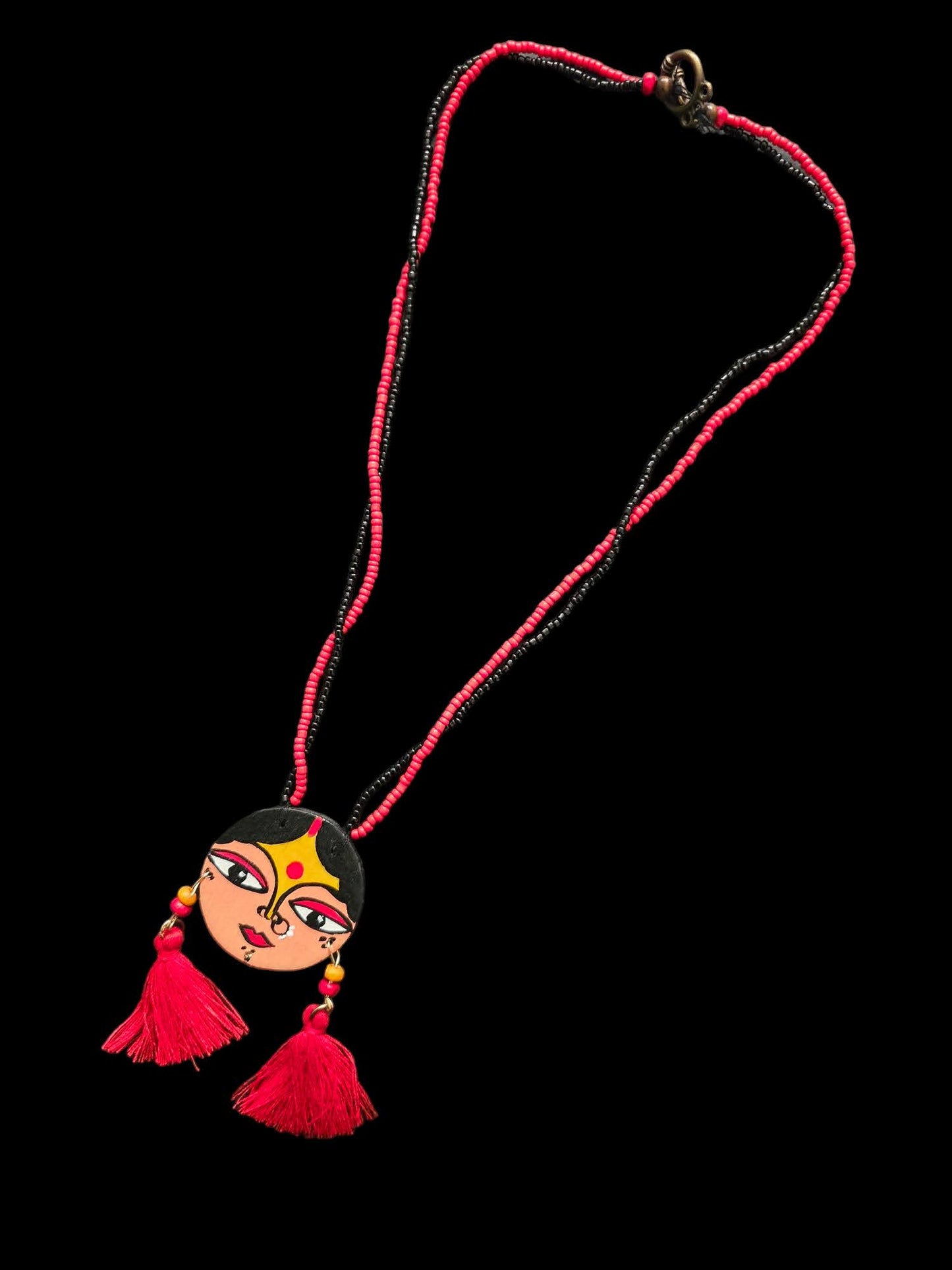 Handmade painting Necklace
