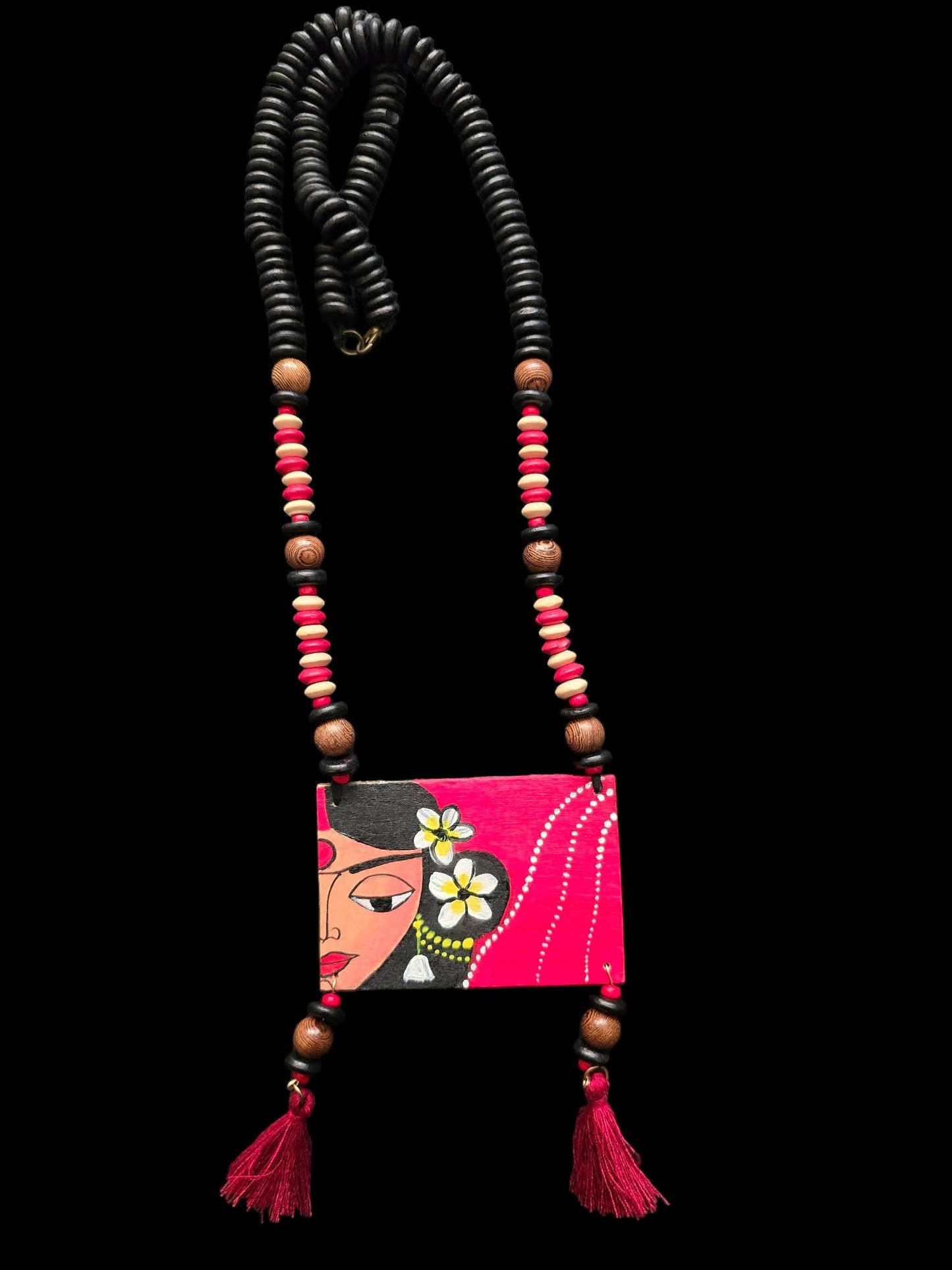 Handmade painting Necklace