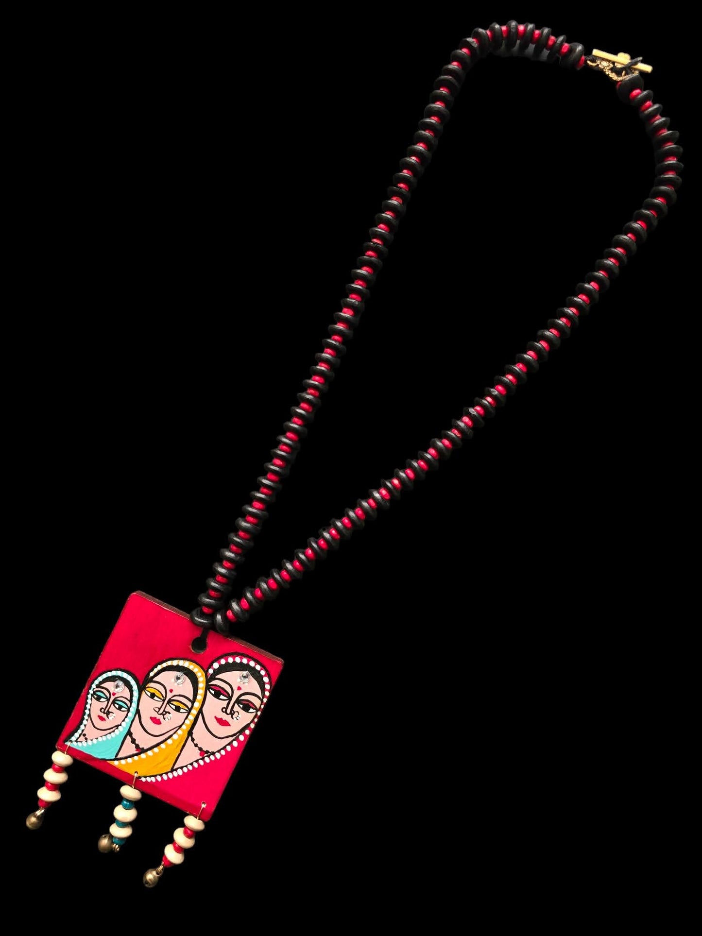 Handmade painting Necklace