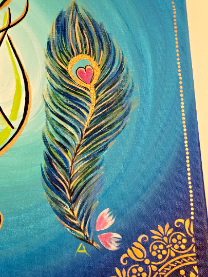 "Divine Embrace: Radha Krishna"