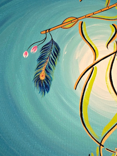 "Divine Embrace: Radha Krishna"