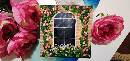 Flowers by Window