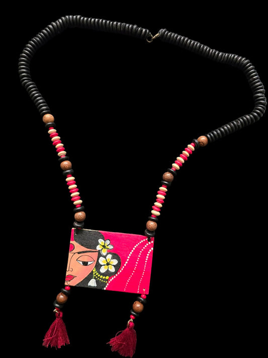 Handmade  painting Necklace